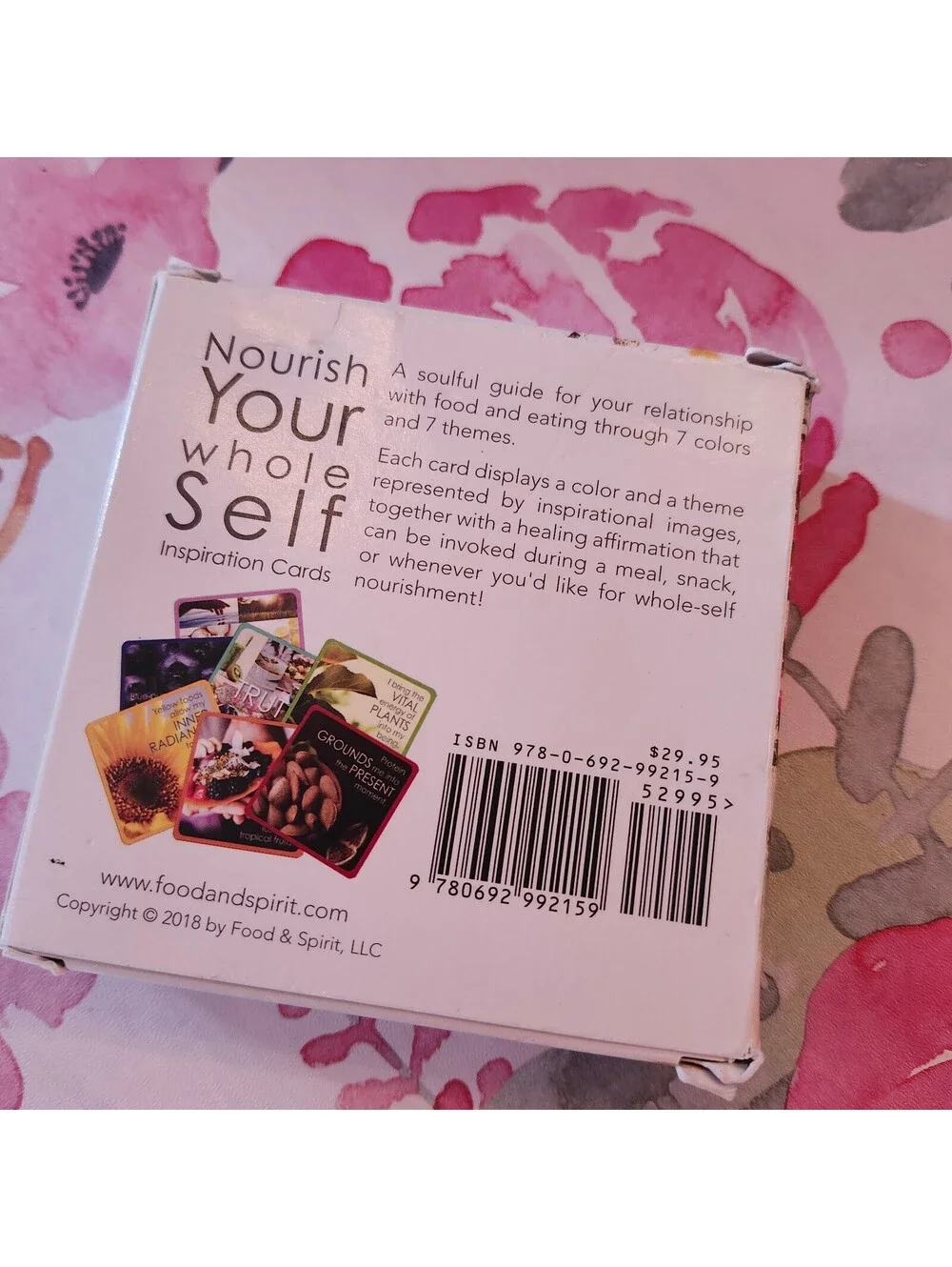 Food + Spirit Nourish Your Whole Self Inspiration Cards 56-Card Deck & Guidebook